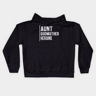 Aunt godmother heroine Kids Hoodie